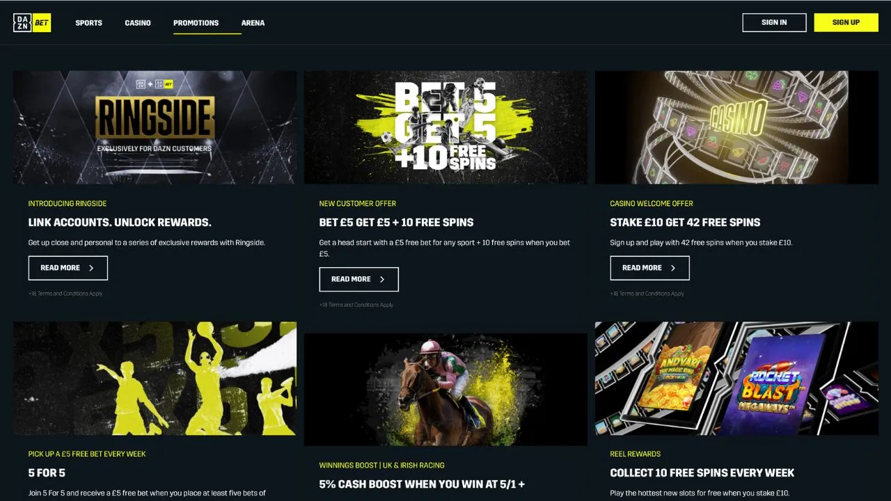 service client dazn bet