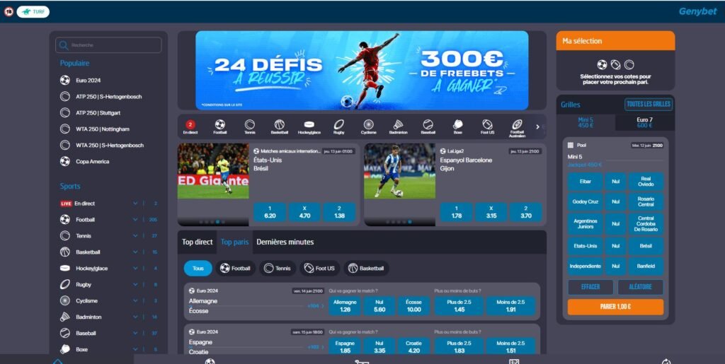 service client genybet