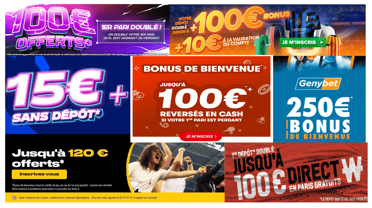 les meilleurs bonus de paris sportifs