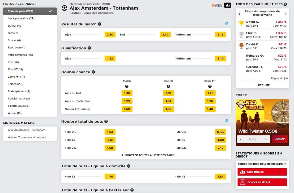 déposer sur betclic